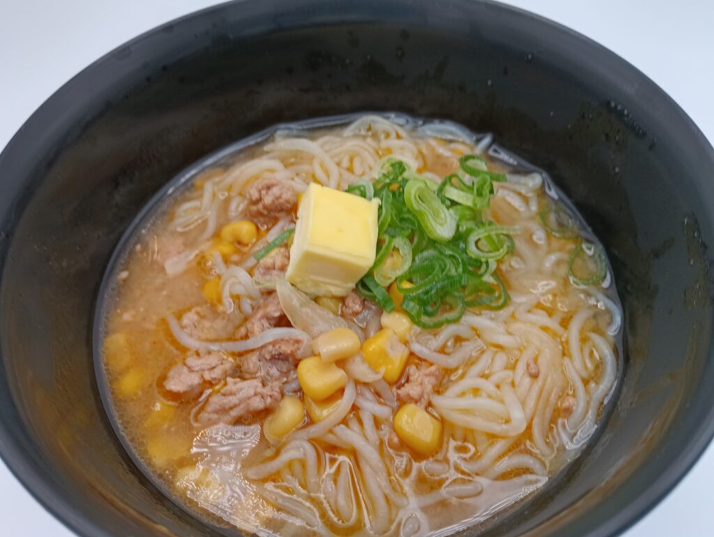 しらたきラーメン、味噌バター